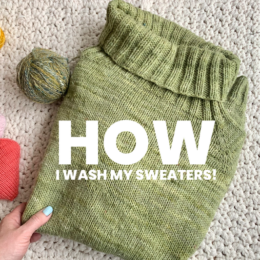 How I Wash My Sweaters!