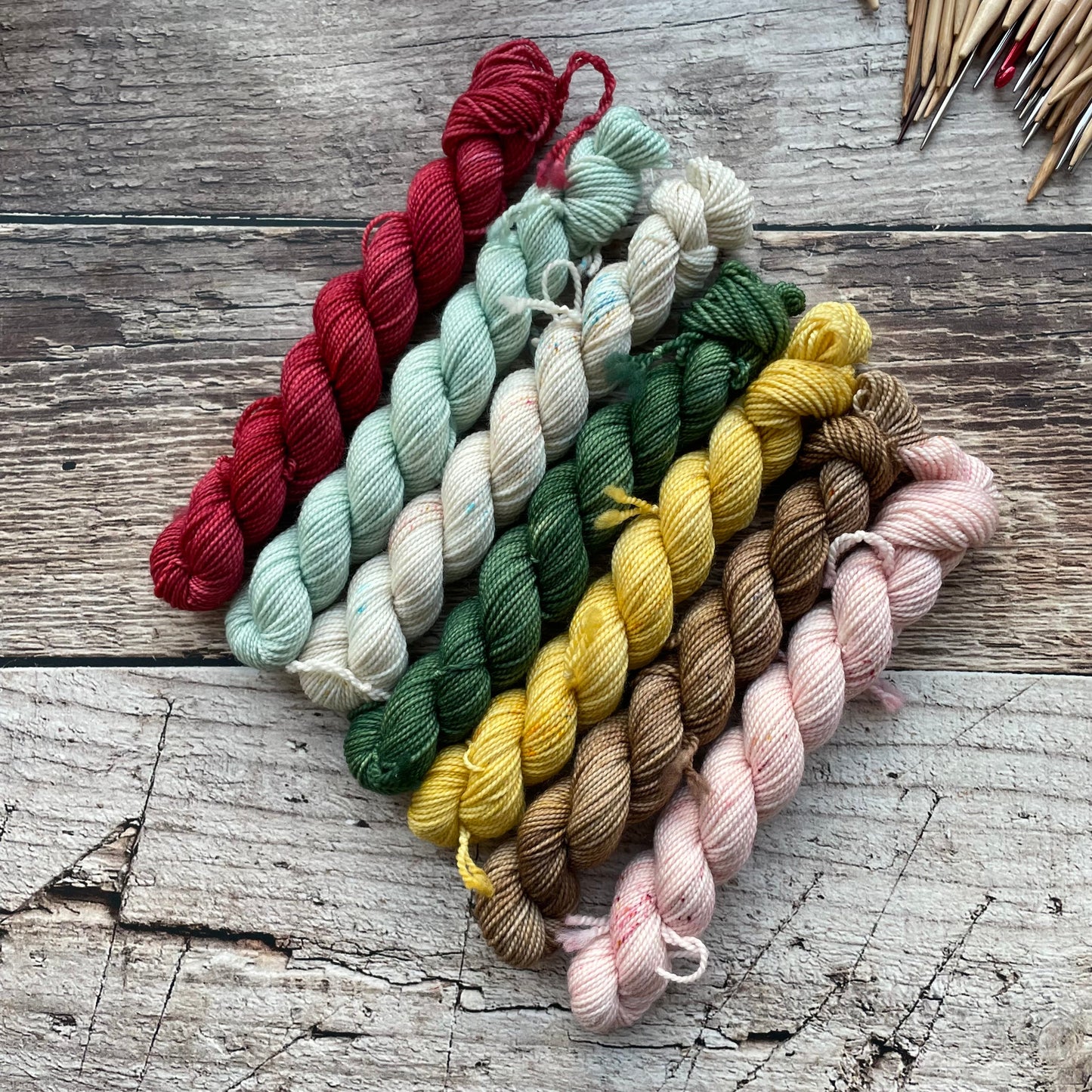 Holiday Cheer Mini Skein Yarn Set, Limited Edition