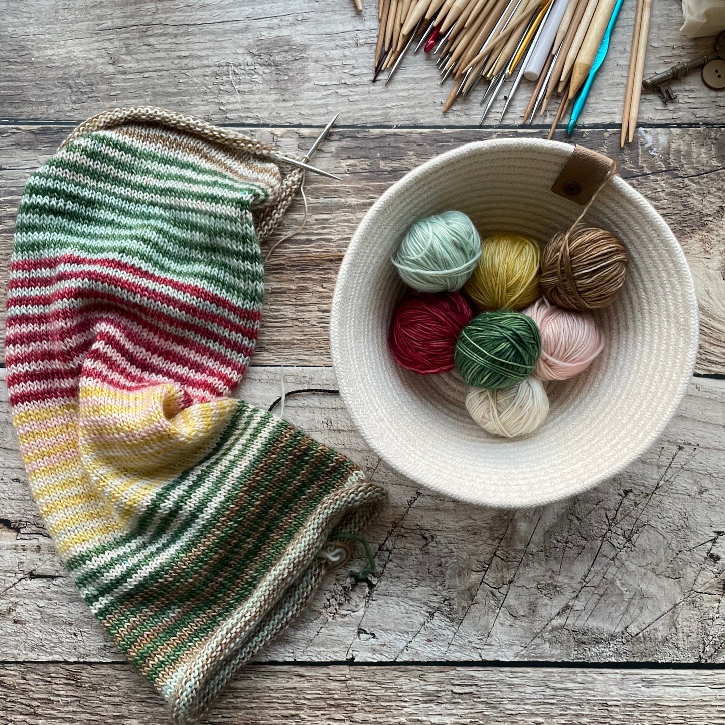 Holiday Cheer Mini Skein Yarn Set, Limited Edition