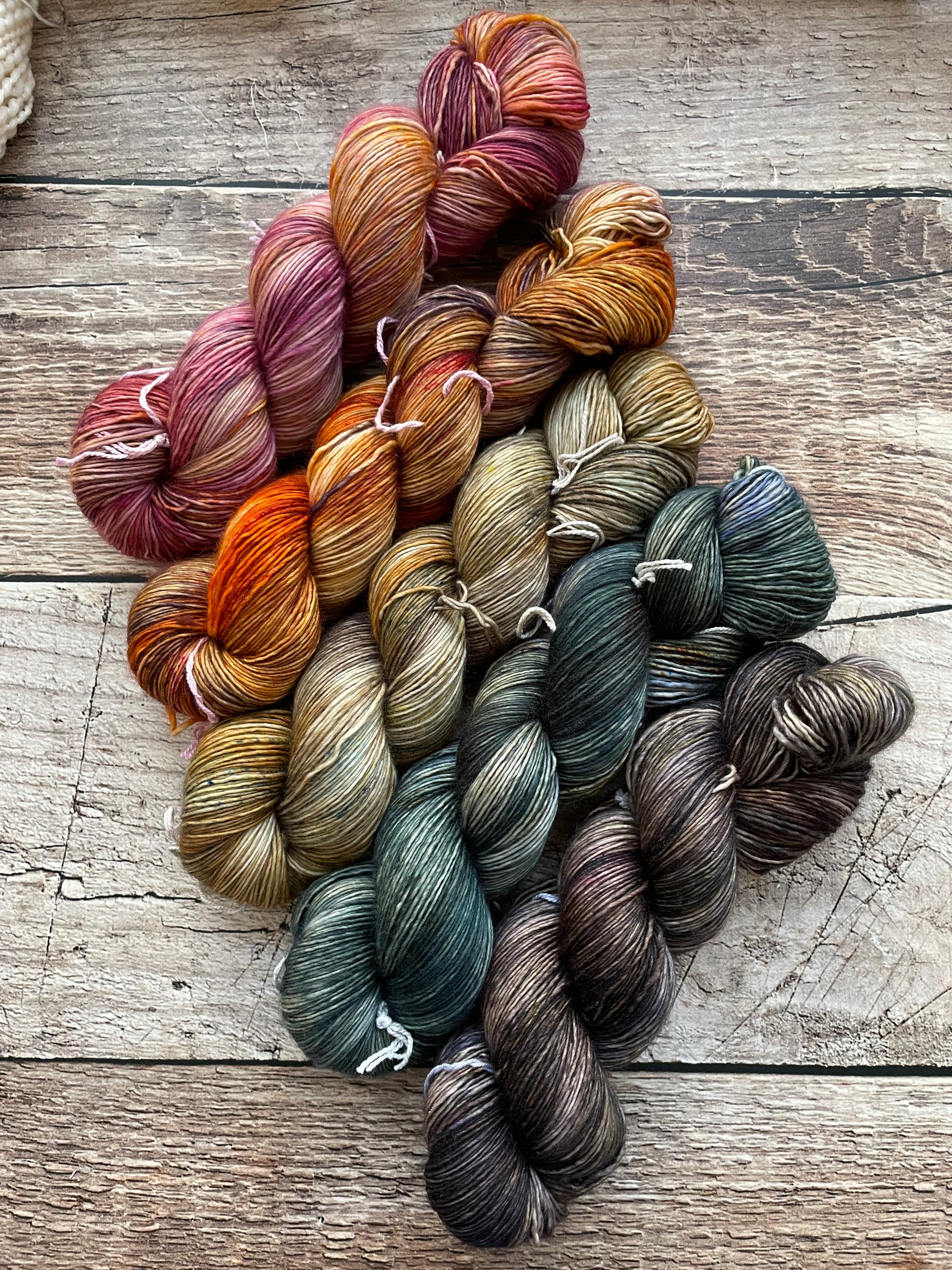 Merino Wool Yarn, Multi color yarn