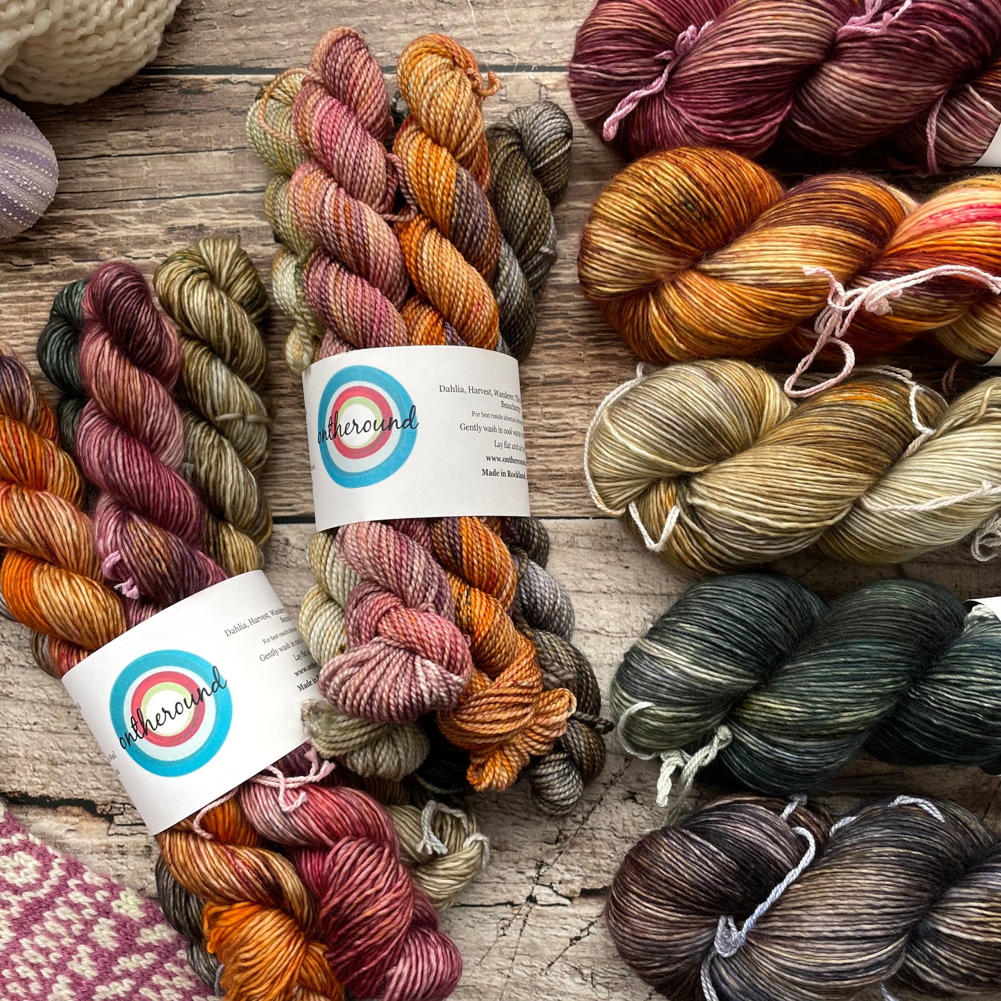 Moody Rainbow Yarn Set – ontheround